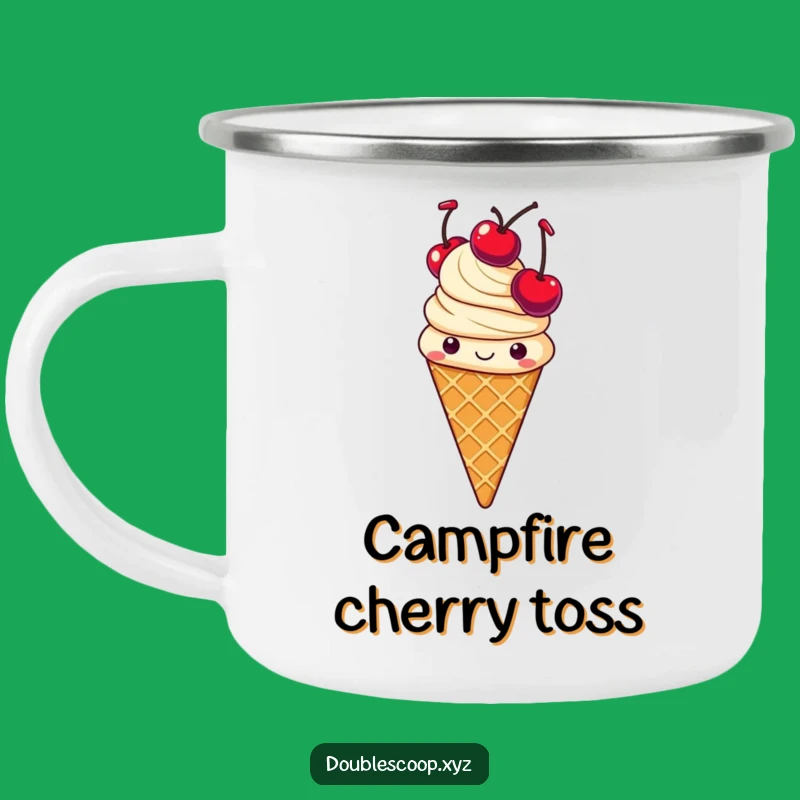 Funny Juggling Ice Cream Camping Mug - Durable Drinkware for Cheerful Adventures